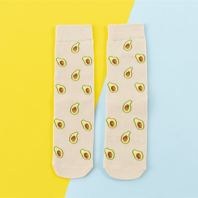 Fruits Printed Socks for Girls