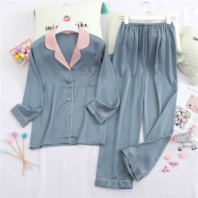 Luxury Long Sleeve Pyjamas Set