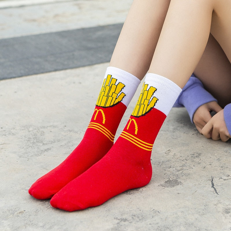 Fruits Printed Socks for Girls