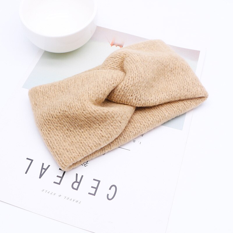 Women's Solid Color Cotton Headband