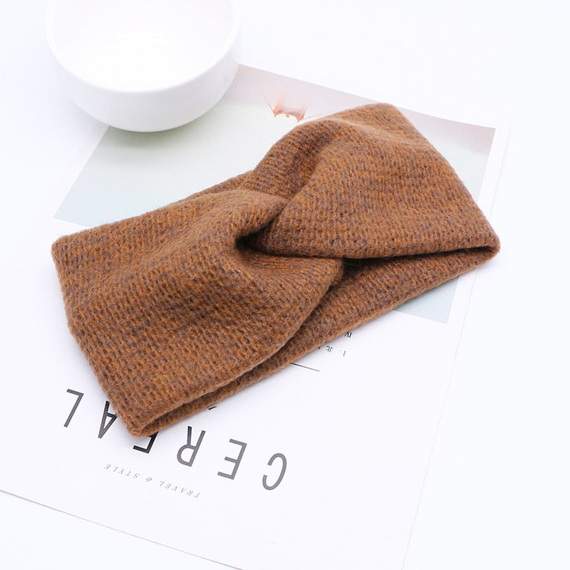 Women's Solid Color Cotton Headband