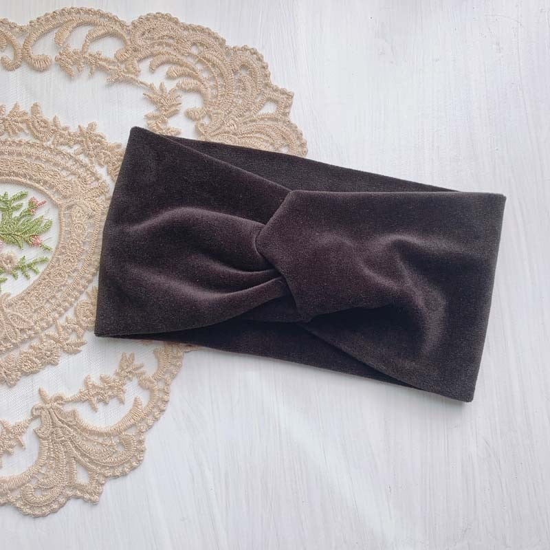 Women's Solid Color Cotton Headband
