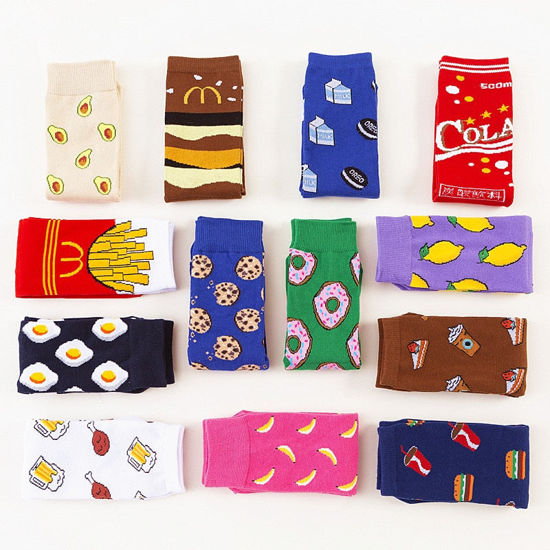 Fruits Printed Socks for Girls