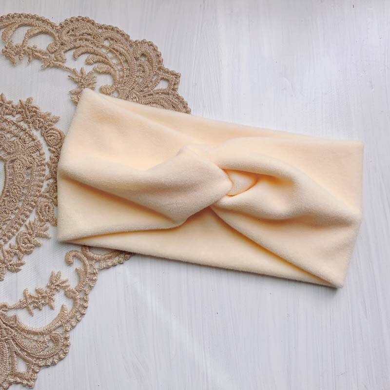 Women's Solid Color Cotton Headband