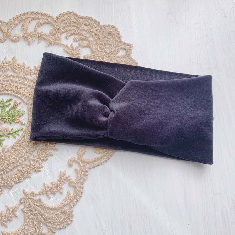Women's Solid Color Cotton Headband