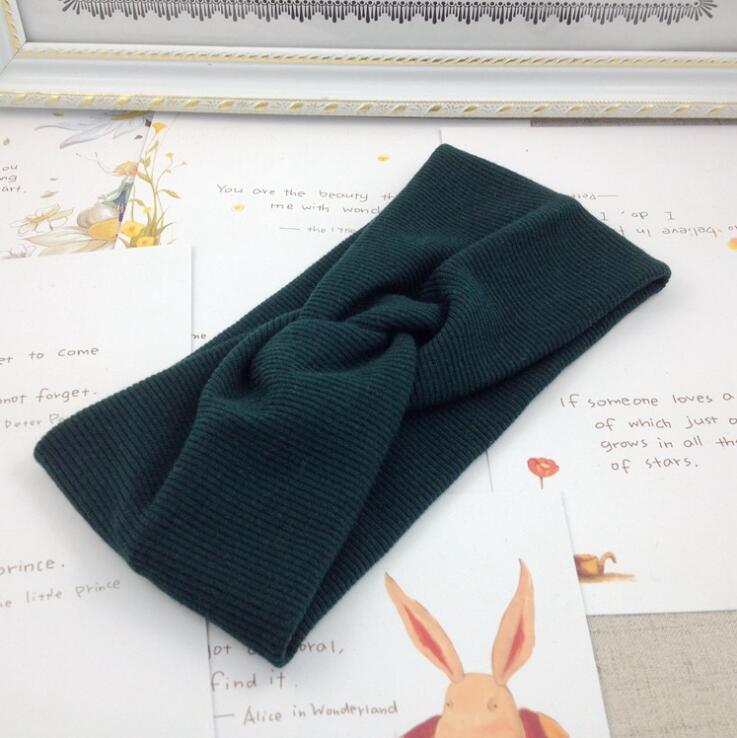 Women's Solid Color Cotton Headband