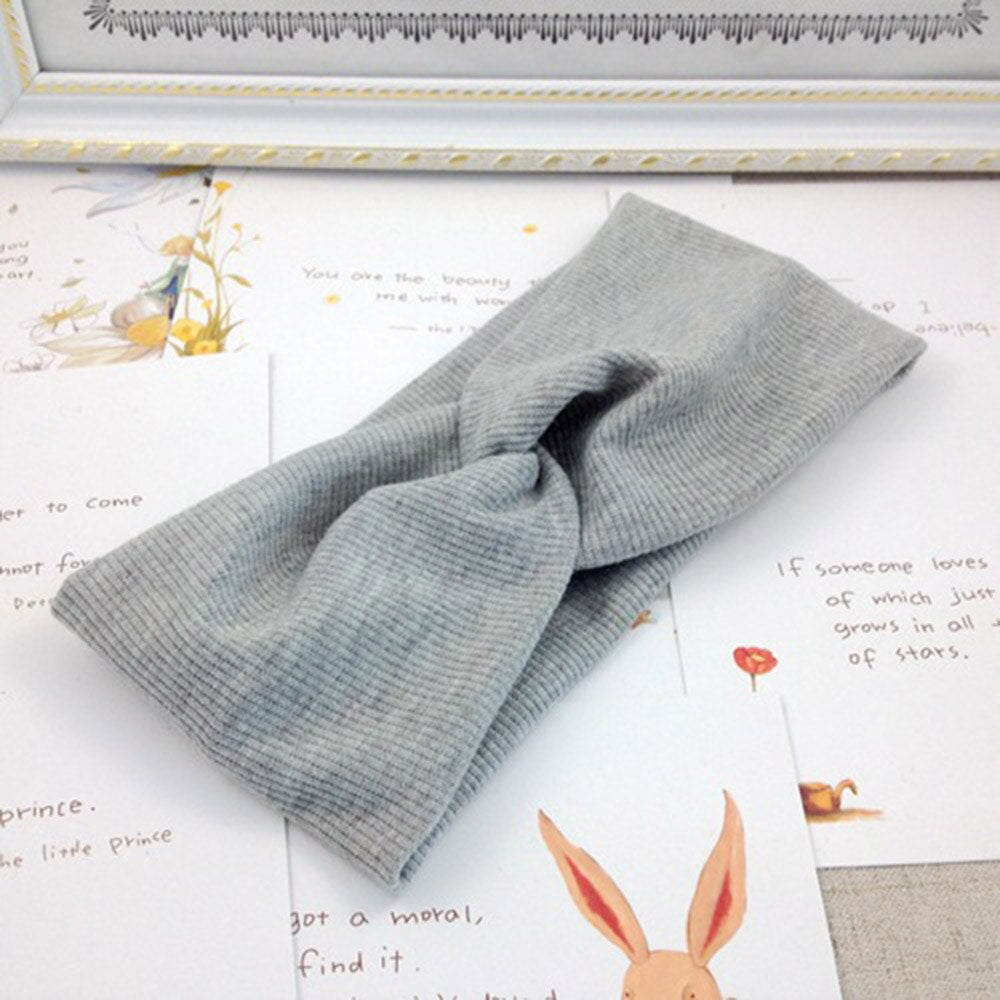 Women's Solid Color Cotton Headband