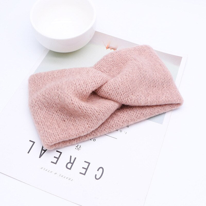 Women's Solid Color Cotton Headband