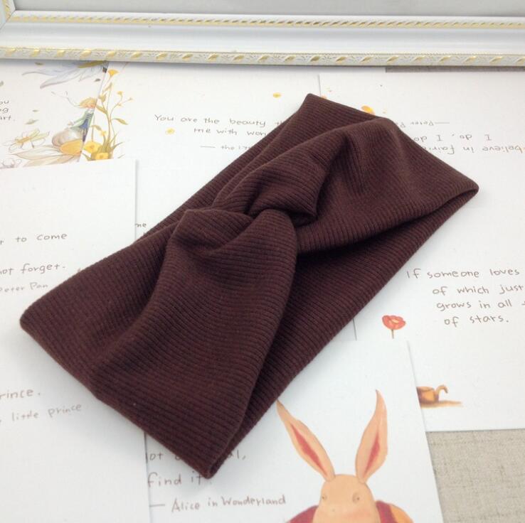 Women's Solid Color Cotton Headband