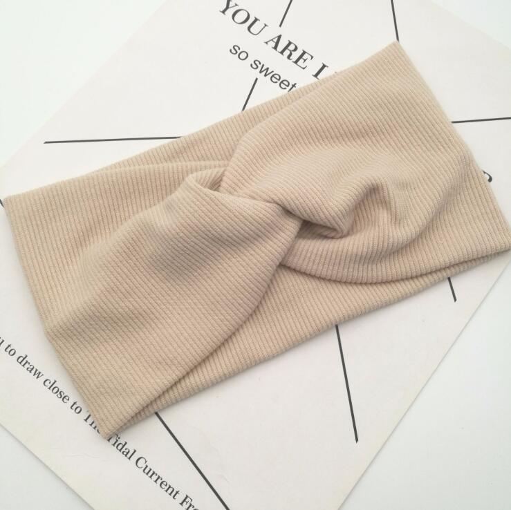 Women's Solid Color Cotton Headband