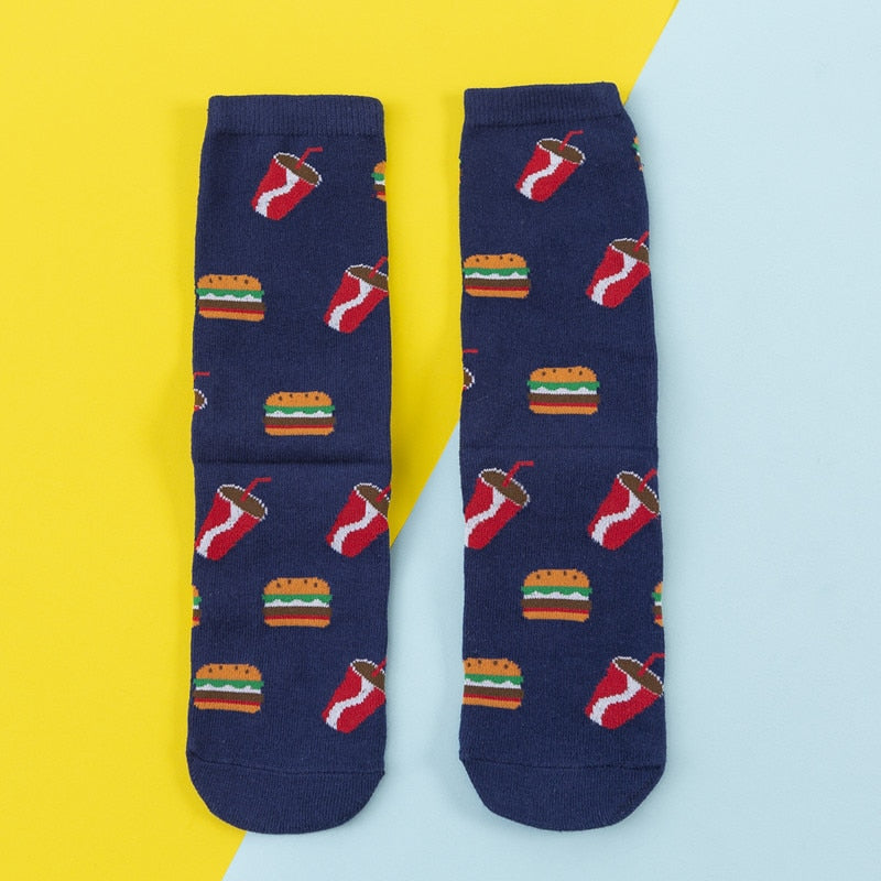 Fruits Printed Socks for Girls