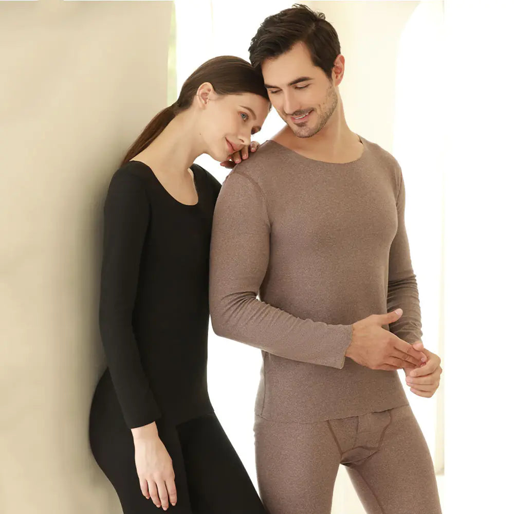 Winter Thermal Underwear Set for Men and Women