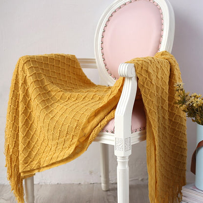 Nordic Knitted Blanket