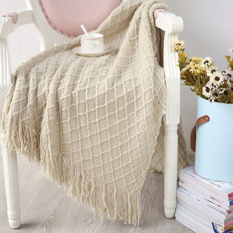 Nordic Knitted Blanket