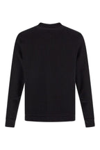 Elegantes schwarzes Hugo Boss Sweatshirt aus Baumwolle mit Rundhalsausschnitt