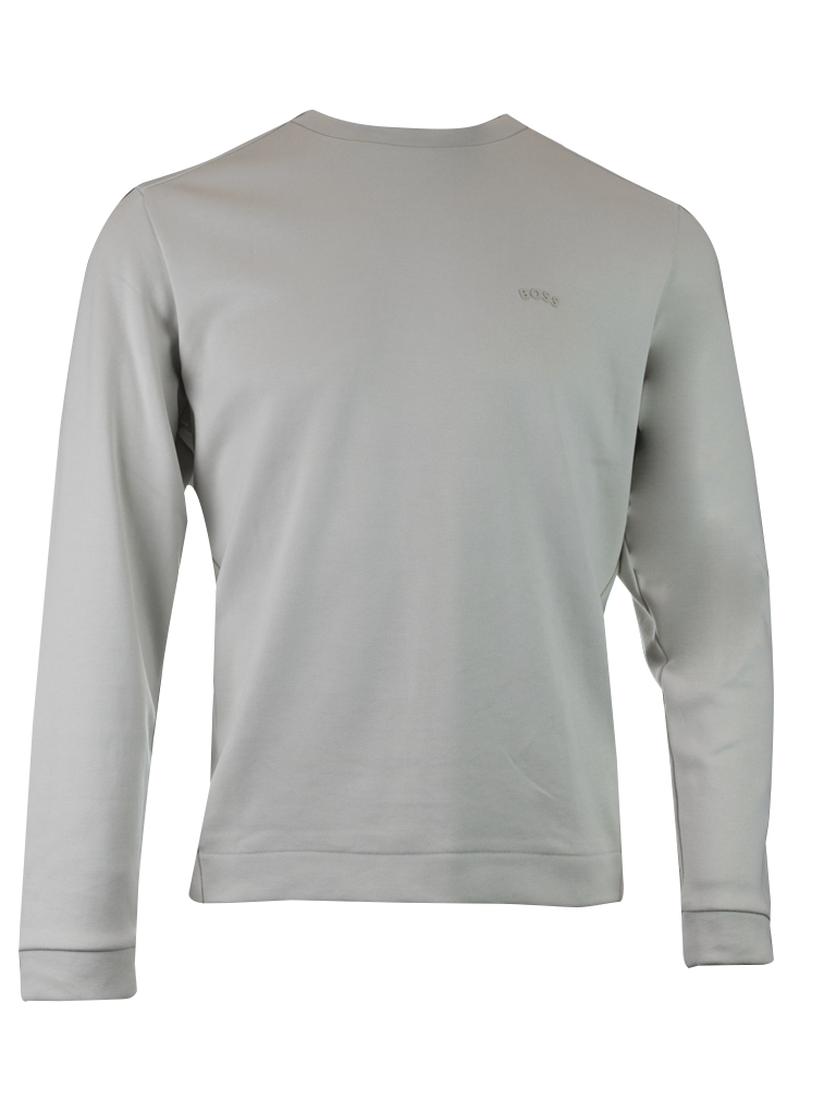 Elegantes beigefarbenes Baumwoll-Sweatshirt von Hugo Boss