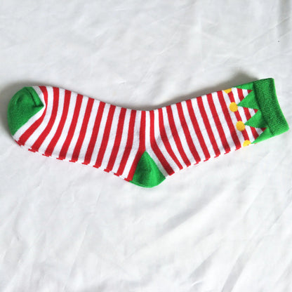 Personalized Cartoon Men's Socks for Christmas