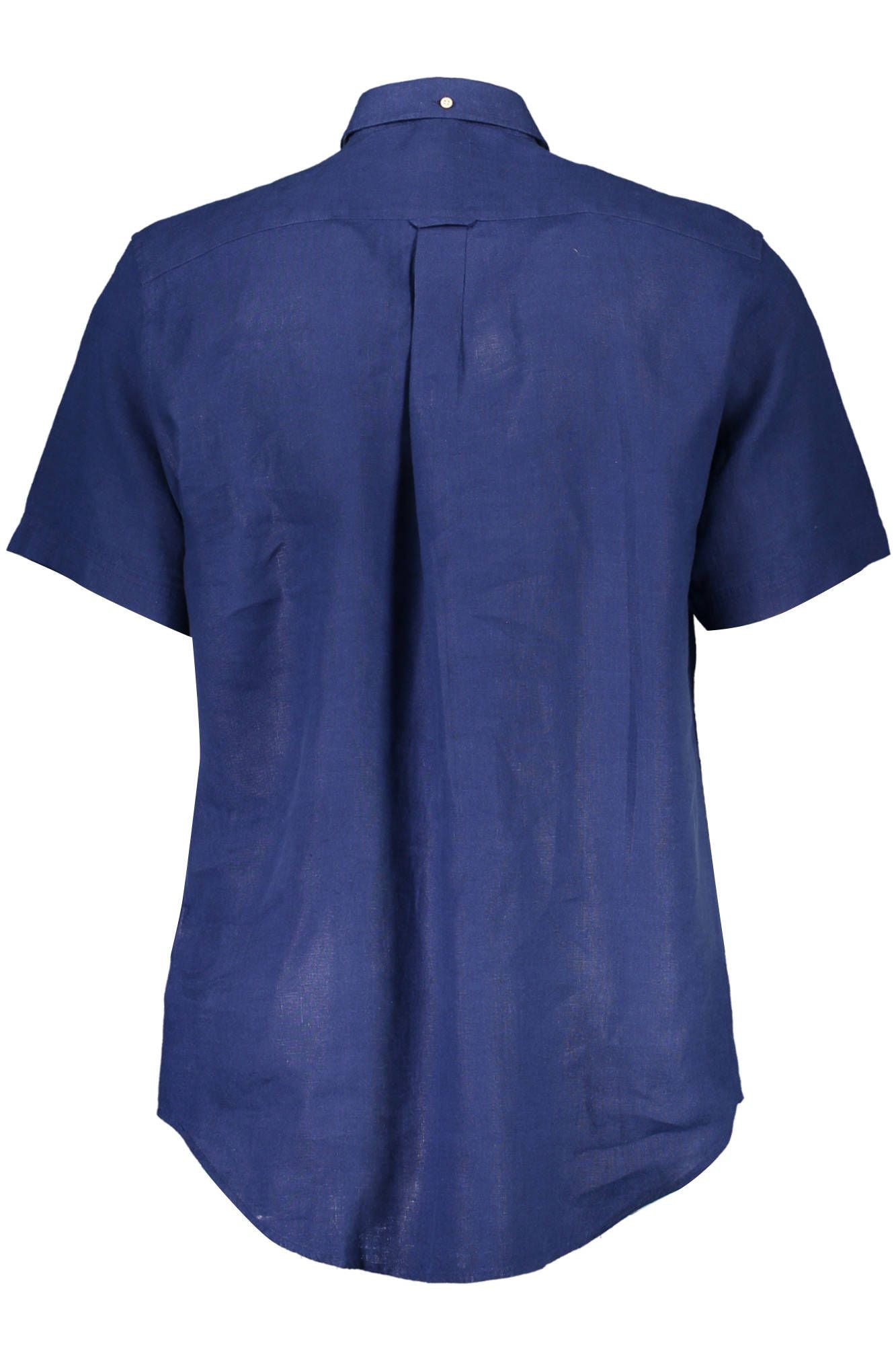 Camisa de linho azul elegante Gant com botões