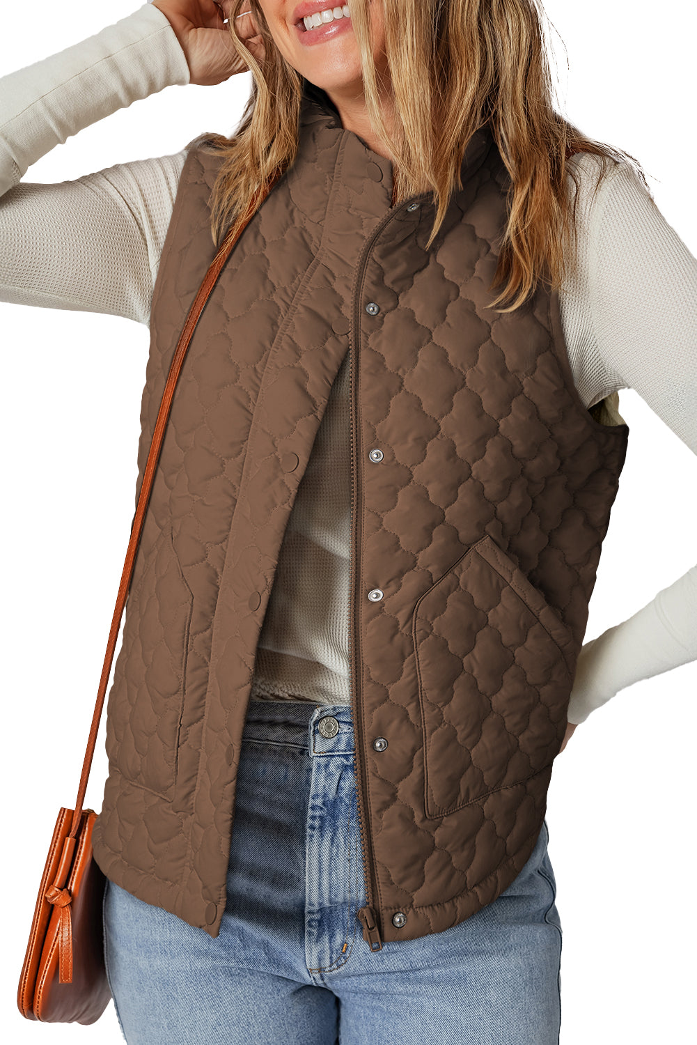 Dark Brown Winter Vest