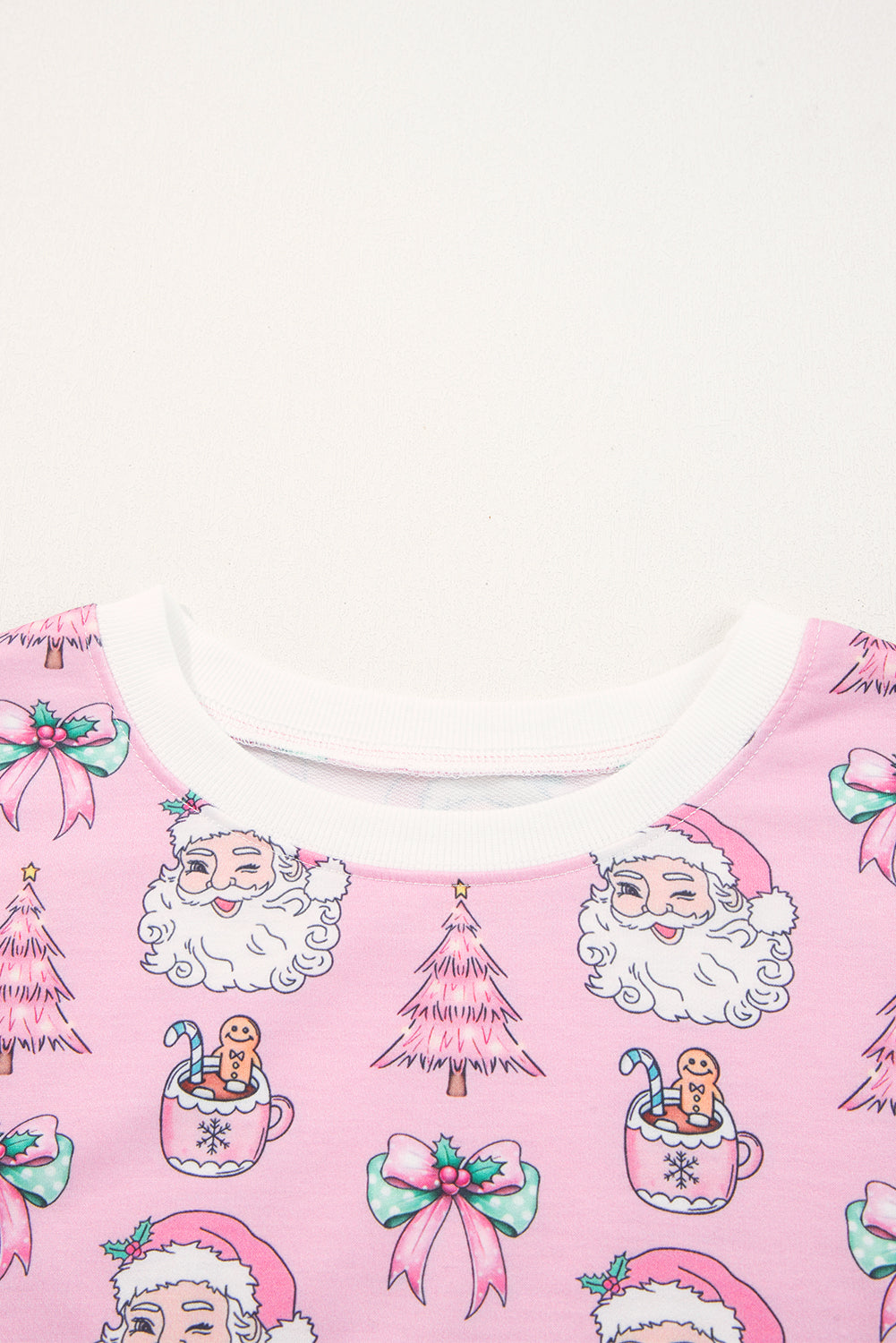 Pink Santa Claus Pajama Set