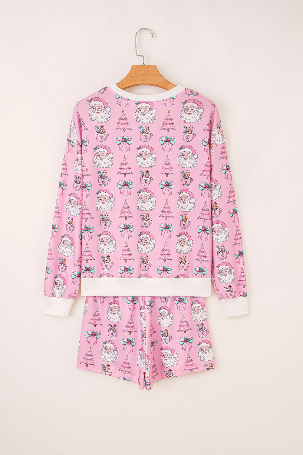 Pink Santa Claus Pajama Set
