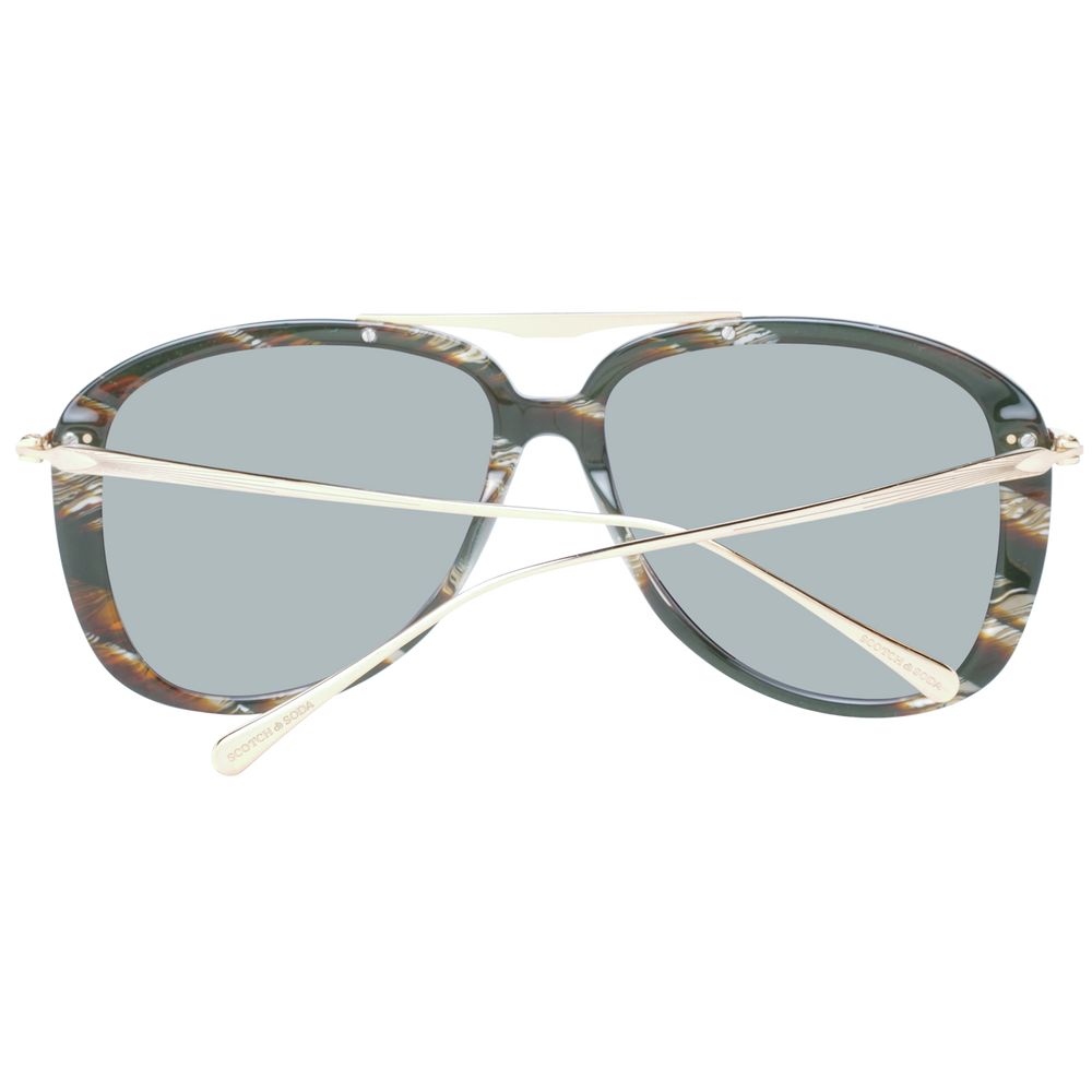 Scotch & Soda Black Men Sunglass