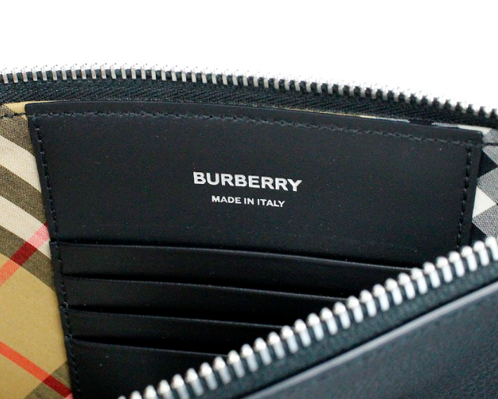 Bolsa a tiracolo Burberry Peyton com monograma em pele preta
