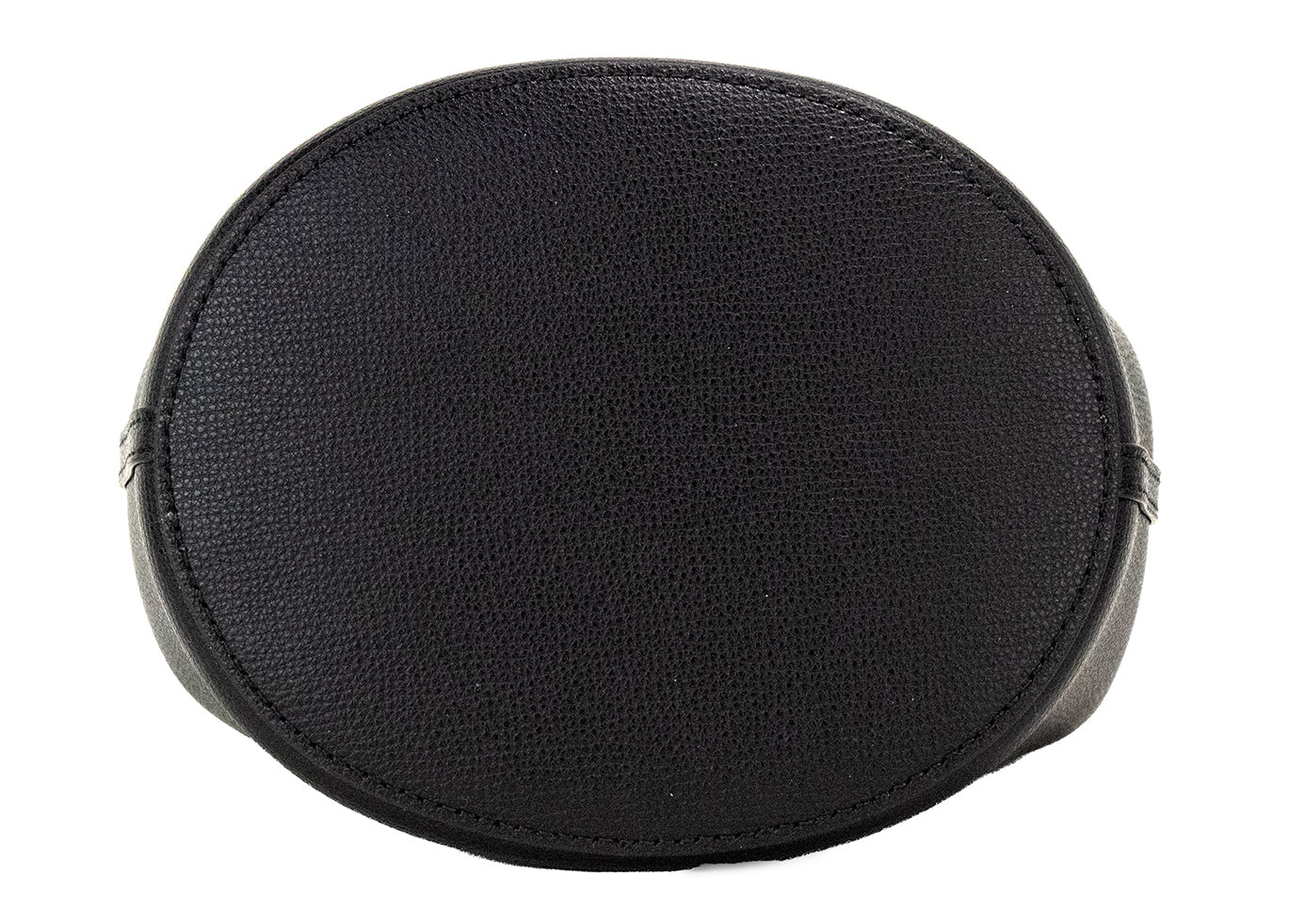 Bolsa Burberry Lorne pequena, preta, em pele granulada com estampado Haymarket.