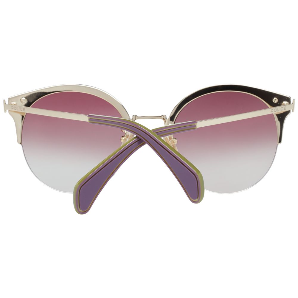 Police Gold Women Sunglass