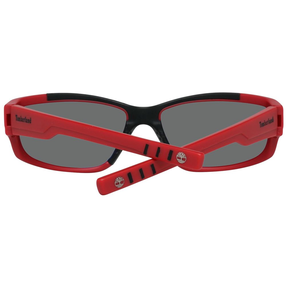 Timberland rote Kunststoff-Sonnenbrille