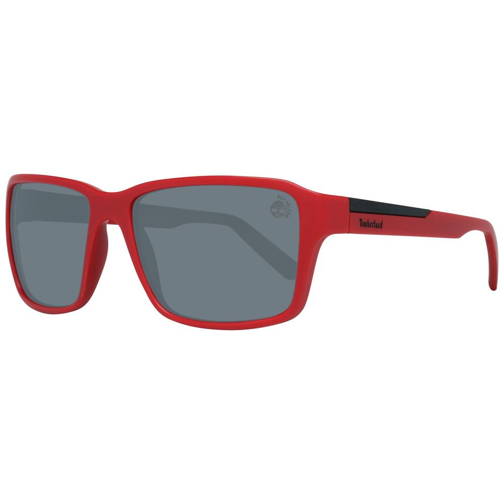 Timberland rote Kunststoff-Sonnenbrille