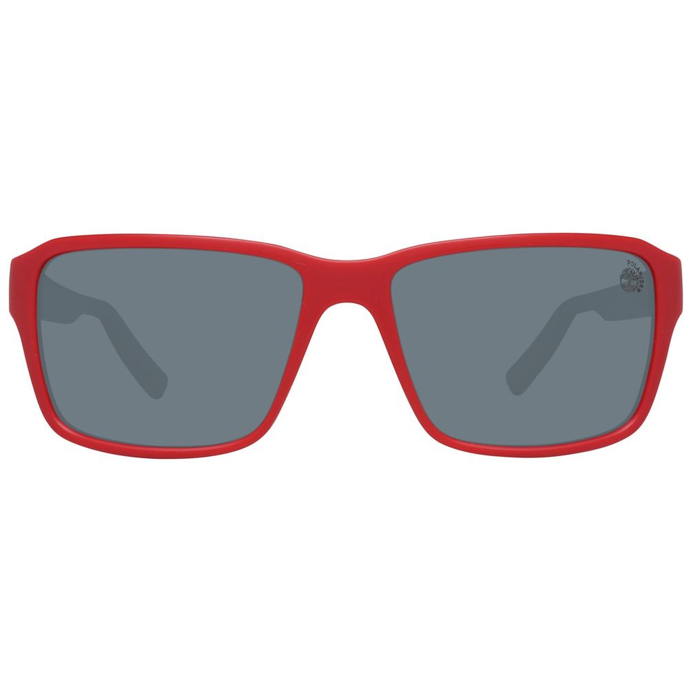 Timberland rote Kunststoff-Sonnenbrille