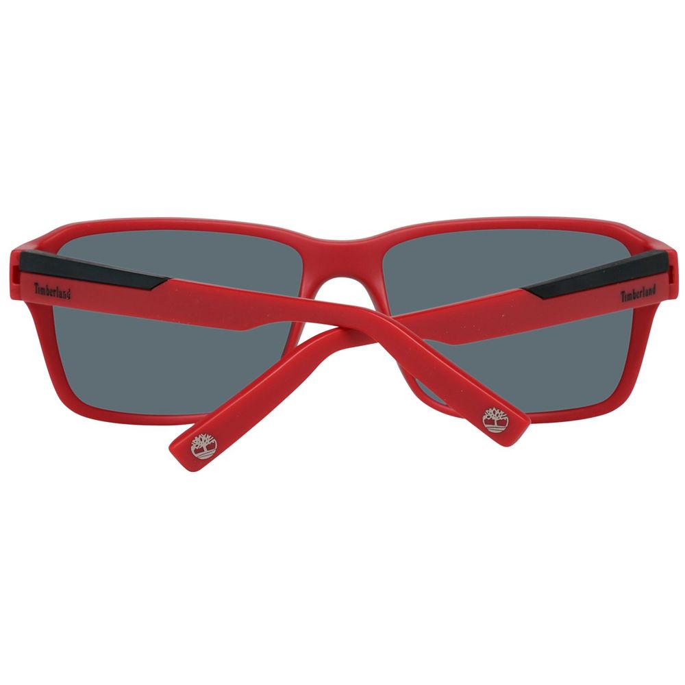 Timberland rote Kunststoff-Sonnenbrille