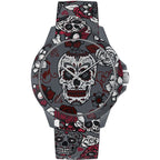 Polizeigraue Synthetikuhr