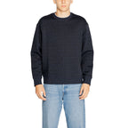 Armani Exchange Blue Cotton Sweatshirt
