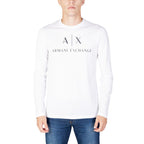 Manga comprida Armani Exchange em algodão branco