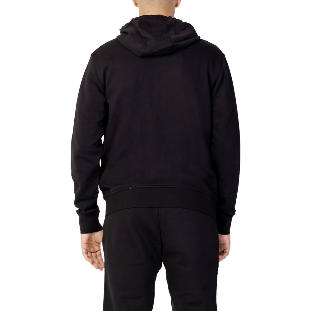 Armani Exchange Black Cotton Hoody