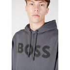 Hugo Boss grauer Baumwollhoodie