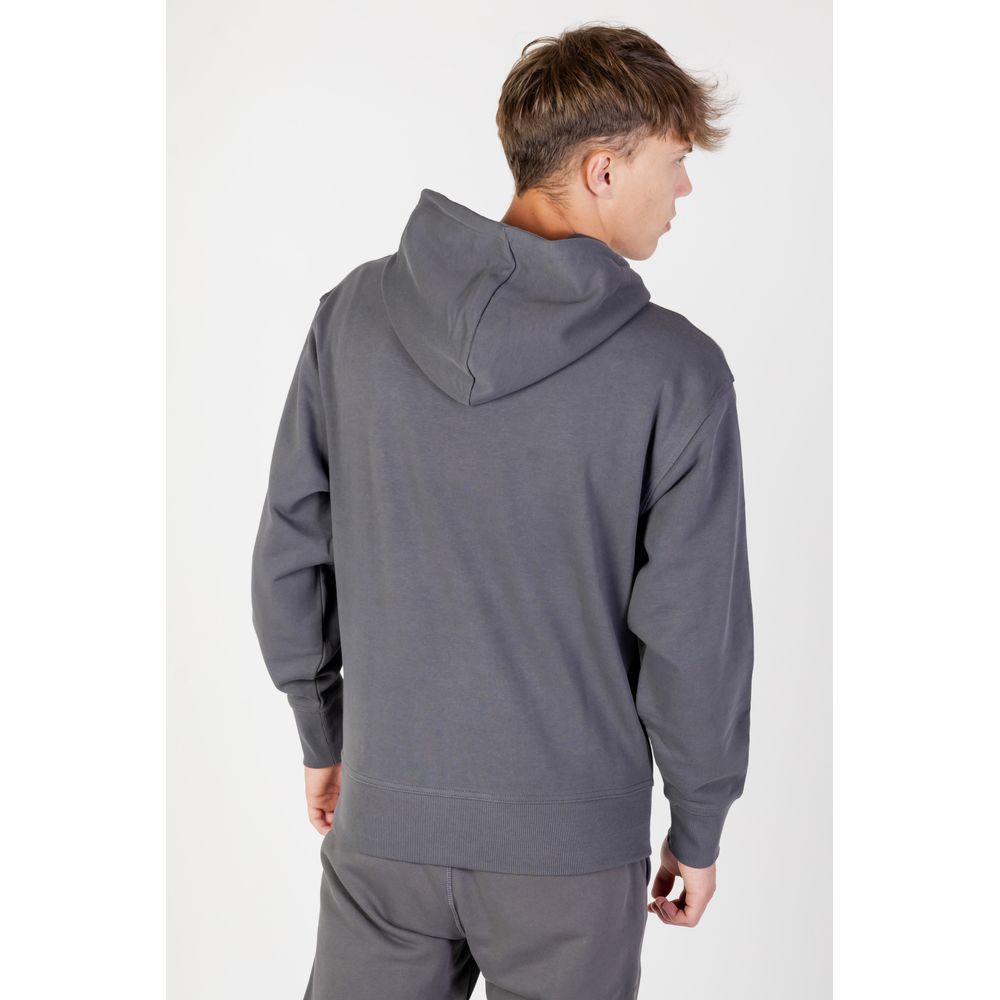 Hugo Boss grauer Baumwollhoodie