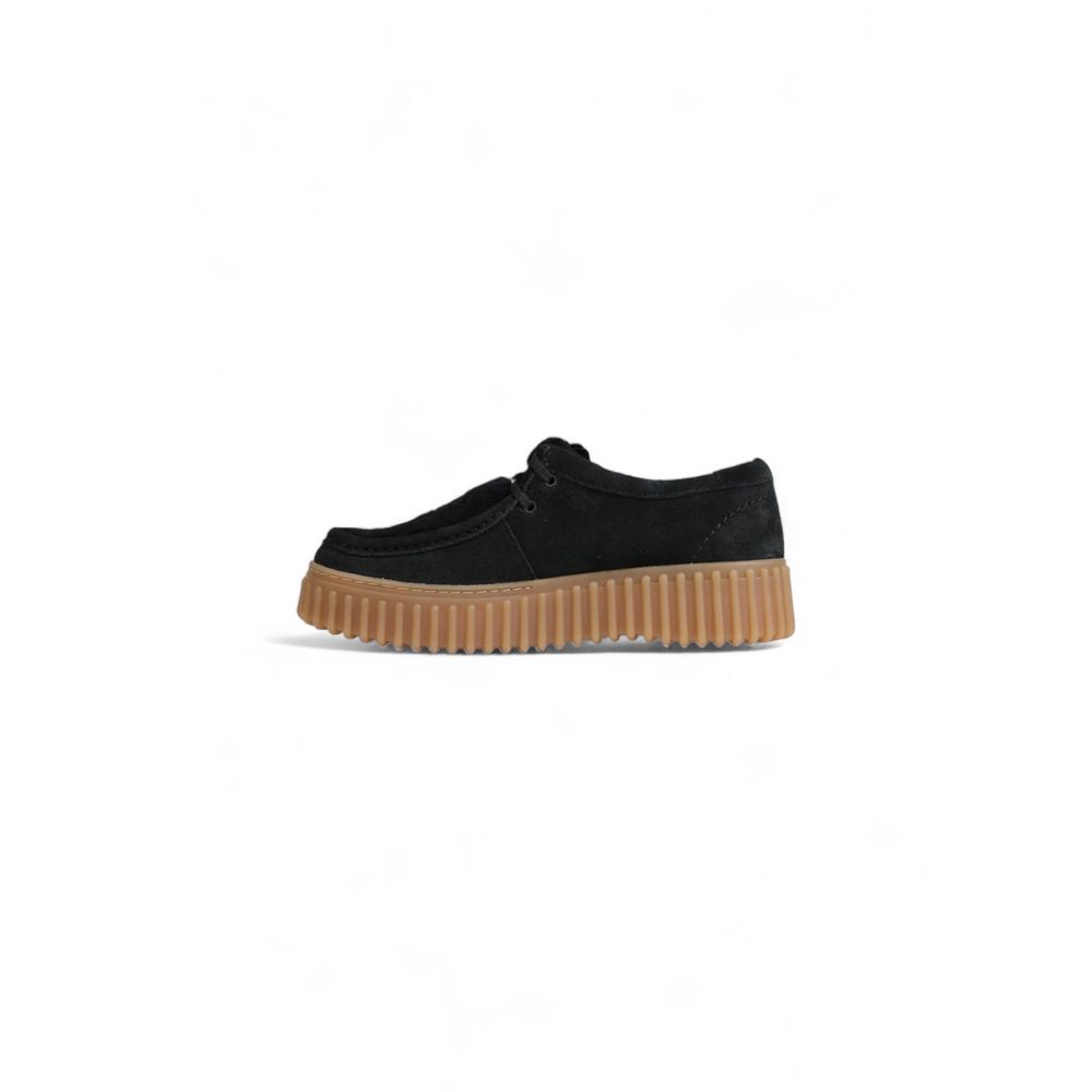 Clarks Black Sponge Platform