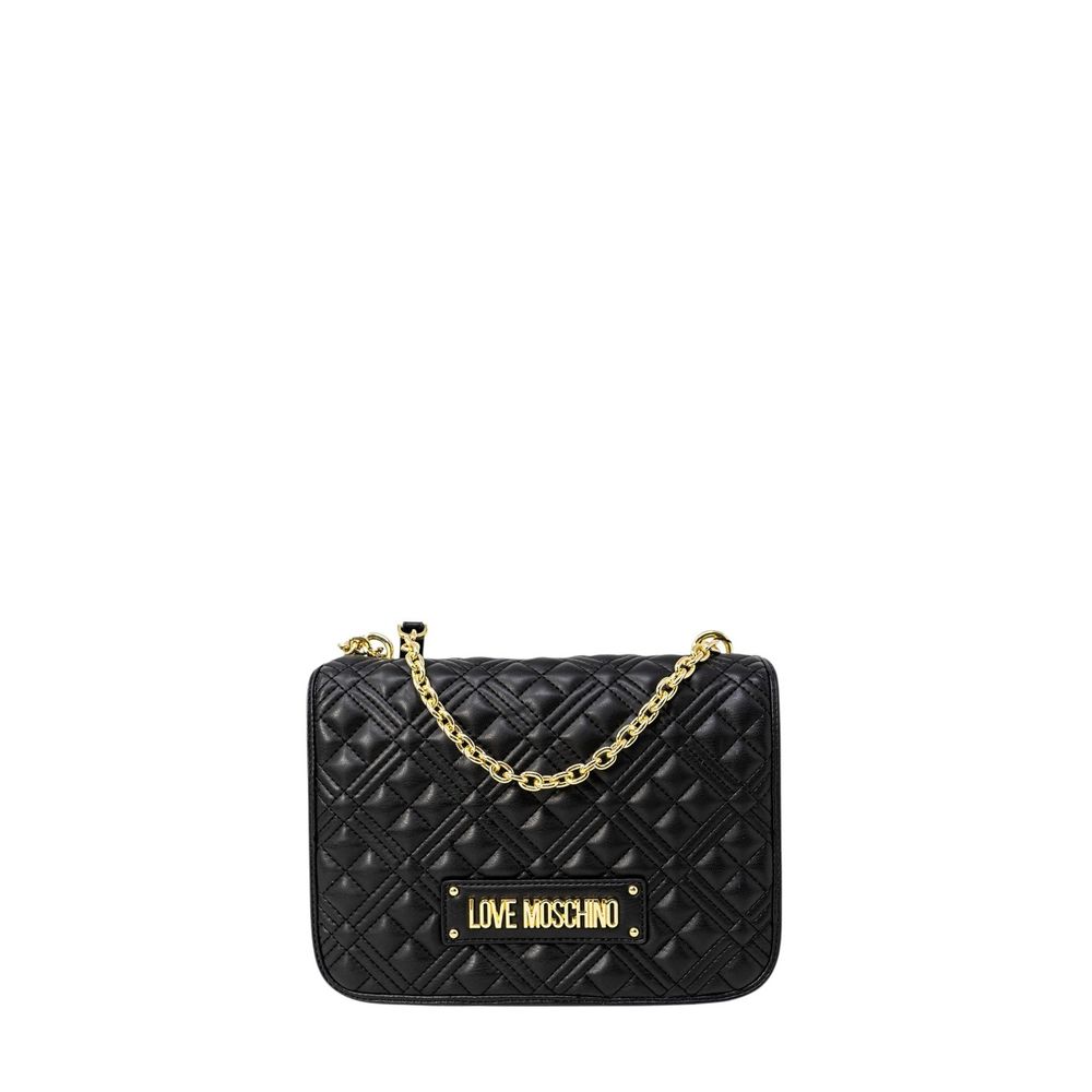 Bolsa Love Moschino preta em polietileno