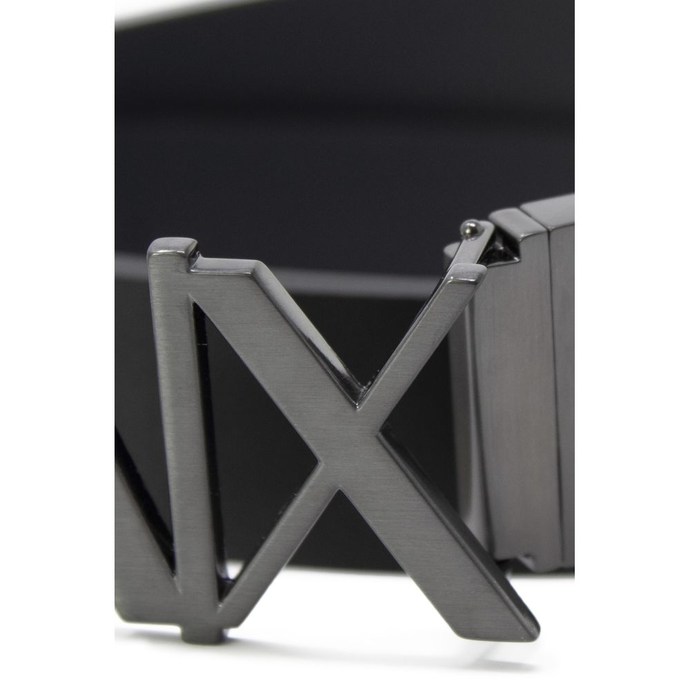 Cinto Armani Exchange em pele preto