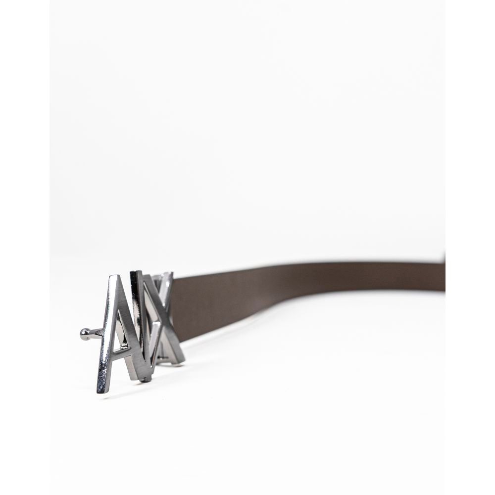 Cinto Armani Exchange em pele preto