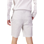 Bermudas de algodão branco Armani Exchange