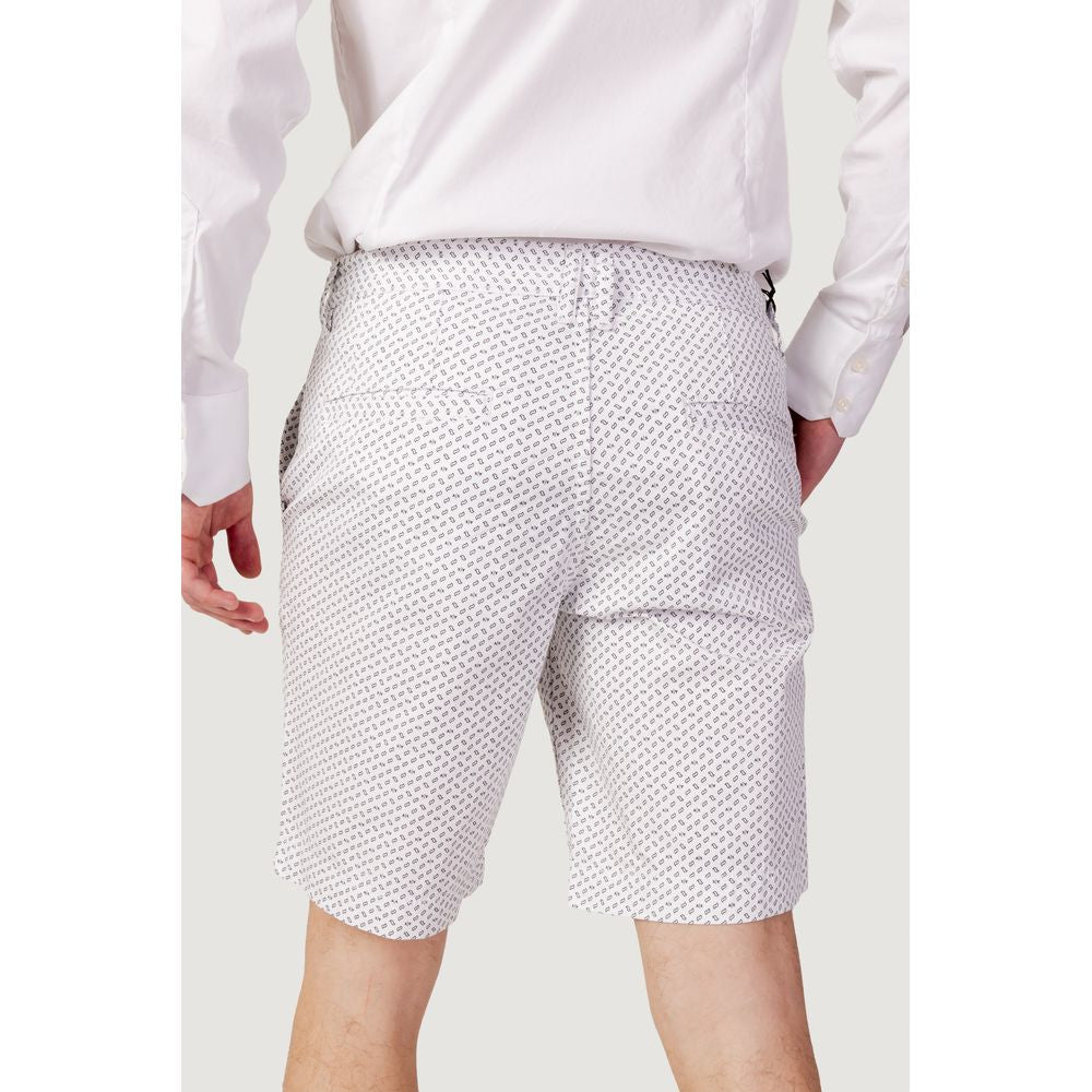 Bermudas de algodão branco Armani Exchange