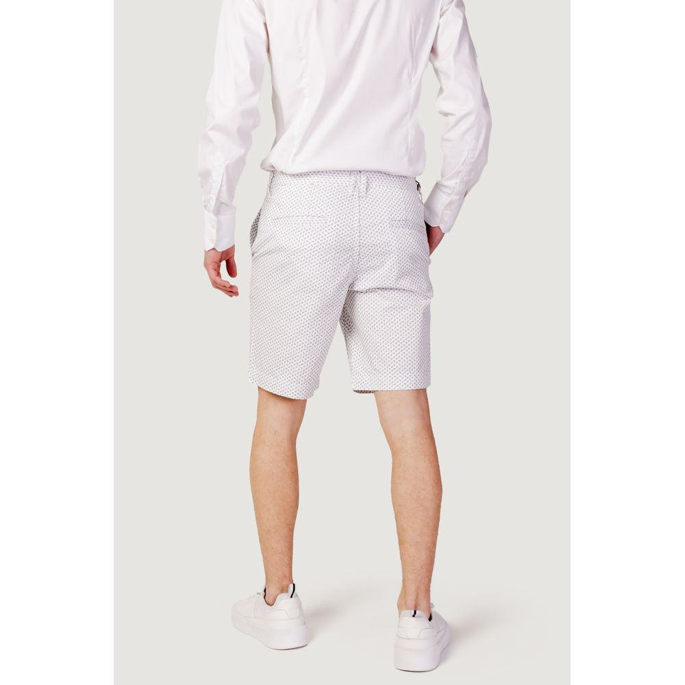 Bermudas de algodão branco Armani Exchange