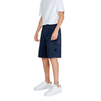 Bermudas de algodão azul da Armani Exchange