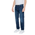 Armani Exchange Blue Cotton Skinny Jean
