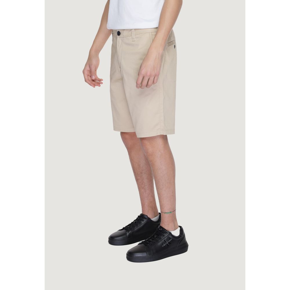 Bermudas de algodão bege da Armani Exchange
