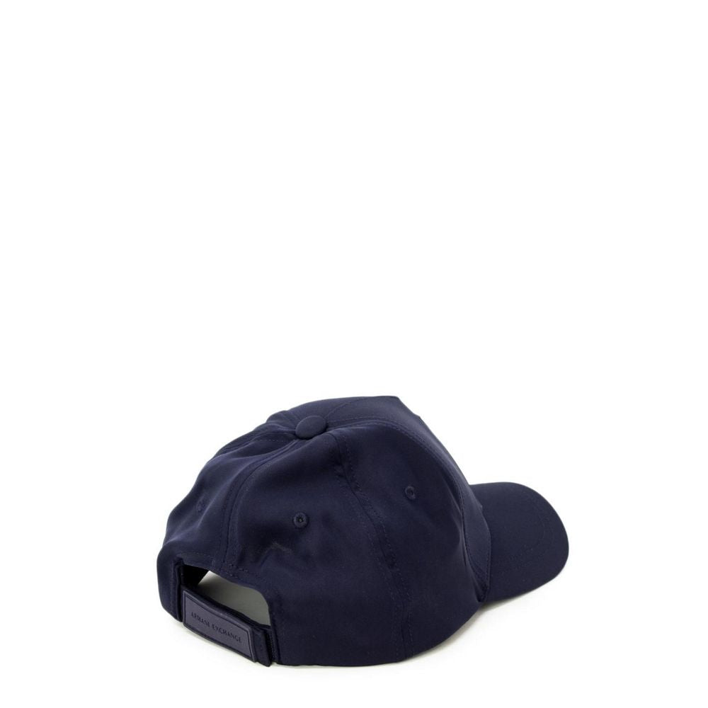 Armani Exchange Blue Polyester Caps Baseball Hat